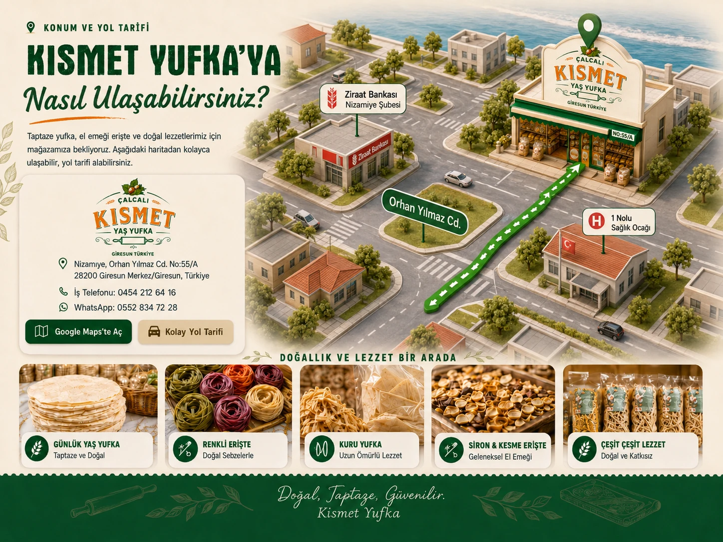 Kısmet Yufka 3D yol tarifi